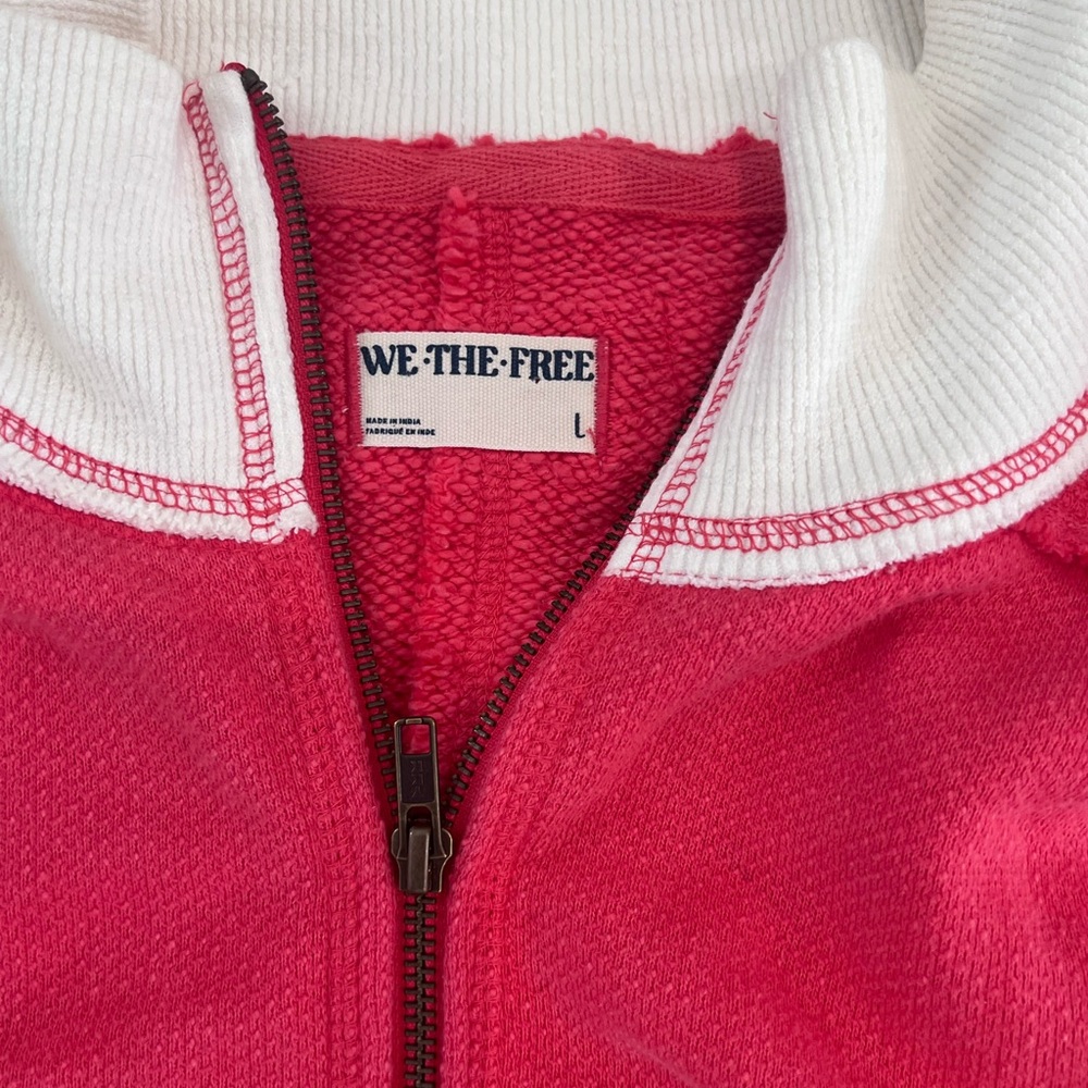 Free People I'm Yours turtle zip-up jacket - Picture 3 of 4